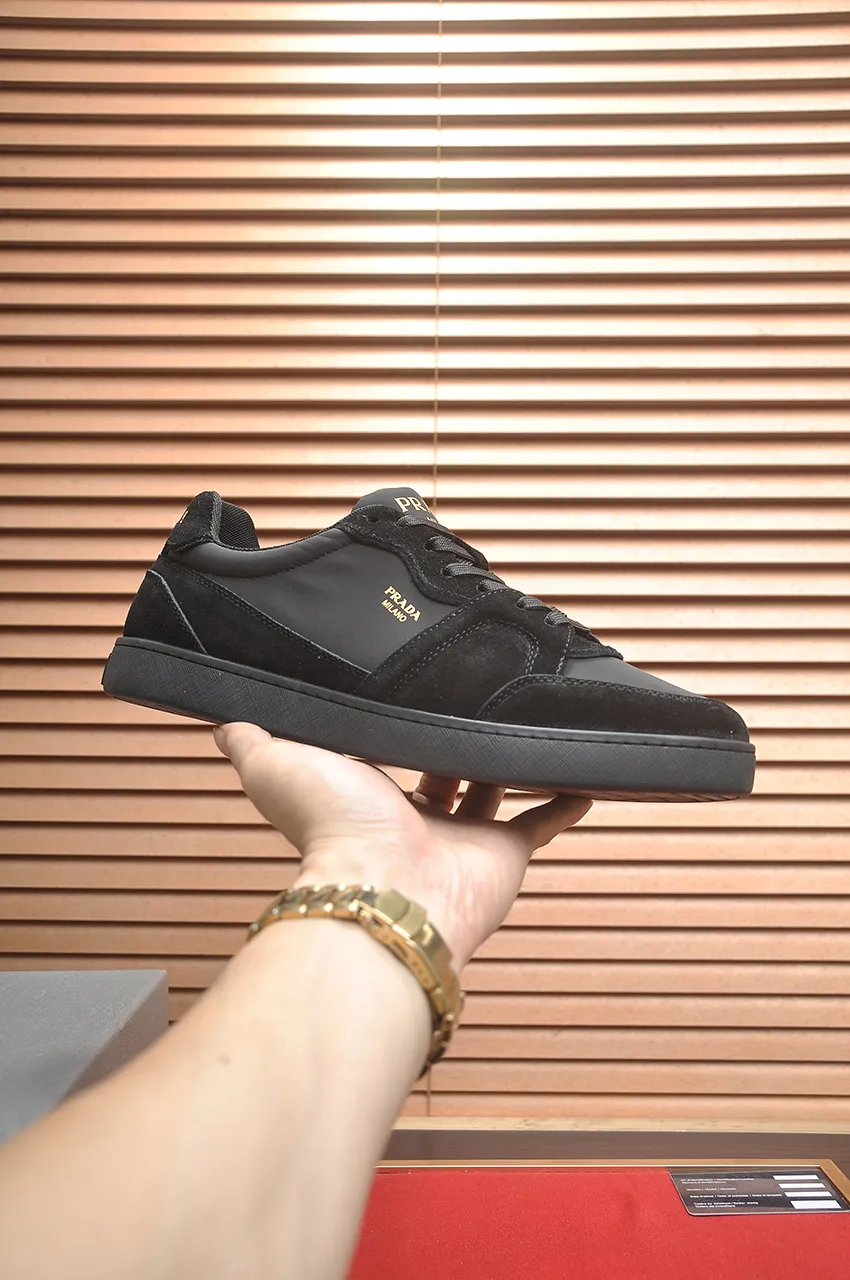 Men's shoes 💰580💶【PRADA】Top original, new season, high quality original goods, top imported calfskin with original imported glue, imported cowhide inside with original cowhide feet, original outsole! Quality guaranteed! Code 38-45 (45 customized)